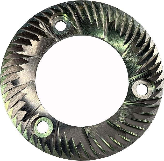 64mm Flat Coffee Bean Grinding Blade Burr With 12 Inner Breakers 56 teeth, Compatible to mostly 64mm Flat Burr Coffee Grinder Machines Replacement Repair Milling Parts & Accessories 1 Set 2pc