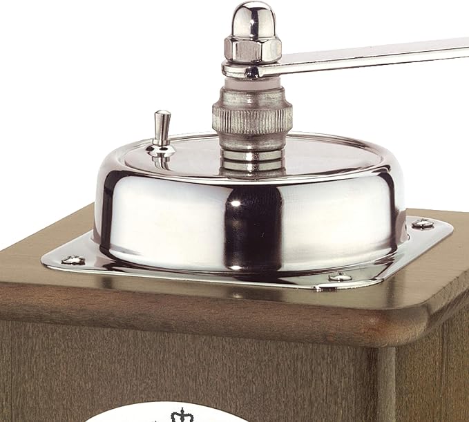 Zassenhaus Brasilia Coffee Mill, Beechwood Manual Coffee Bean Grinder, Traditional Hand Crank Coffee Mill (Dark)