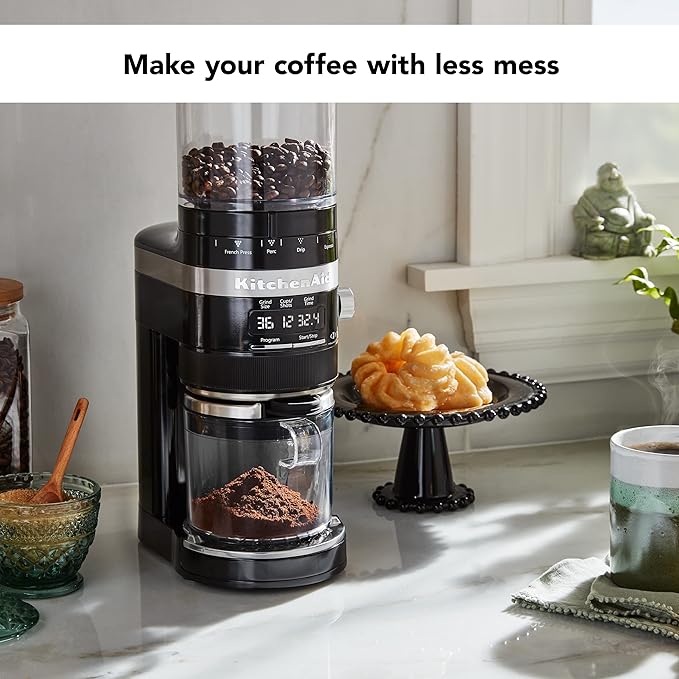 KitchenAid Burr Coffee Grinder - KCG8433 - Onyx Black