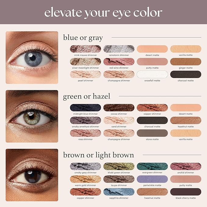 Julep Eyeshadow 101 Cream-to-Powder Waterproof Shadow Stick – Pearl Shimmer – Long-Lasting, Crease-Proof, Light Golden-Beige Shimmer Cream Eyeshadow with Built-in Smudger