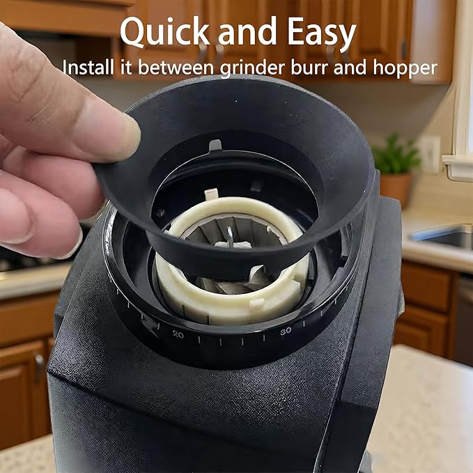 3PCS Gasket Replacement, Reliable Silicone Gasket Ring Electric Grinder, Compatible Coffee Grinder Parts