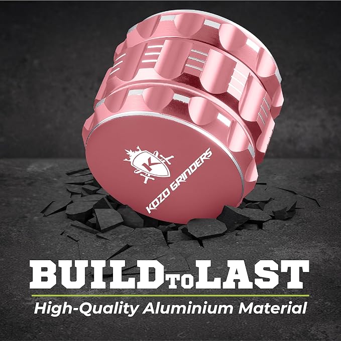 2.5 Inch Grinder Mills, Aluminum (Rose Gold)