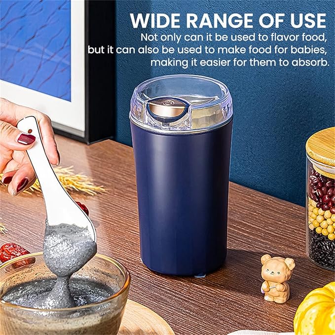 200W Coffee Grinder, Electric Coffee Grinder, Spice Grinder Electric, One-Touch Operation Coffee Bean Grinder for Herbs Spices and Nut