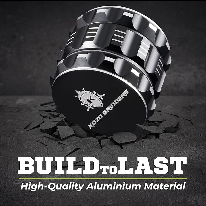 2.5 Inch Grinder Mills, Aluminum (Black)