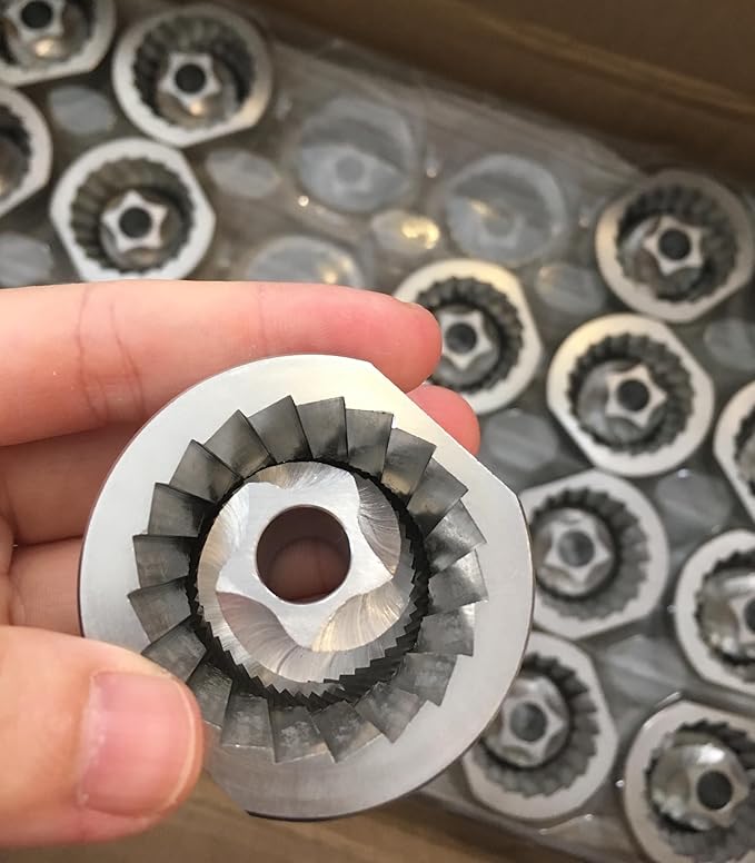 Electric Jura Coffee Grinder Conical Bur Set48mm Conical Burr W/Groove for Jura Saeco Nivona Miele AEG Espresso Machines Replacement Improvement Parts Cone Shape Millstone Coffee Grinder Burr