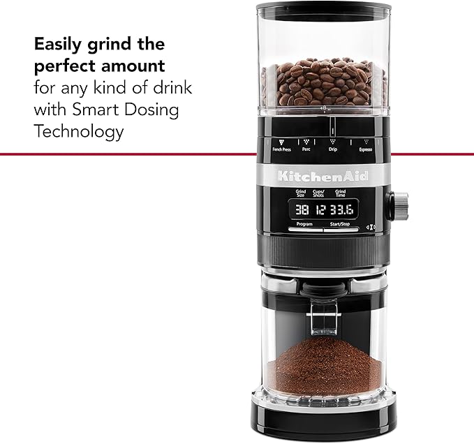 KitchenAid Burr Coffee Grinder - KCG8433 - Onyx Black