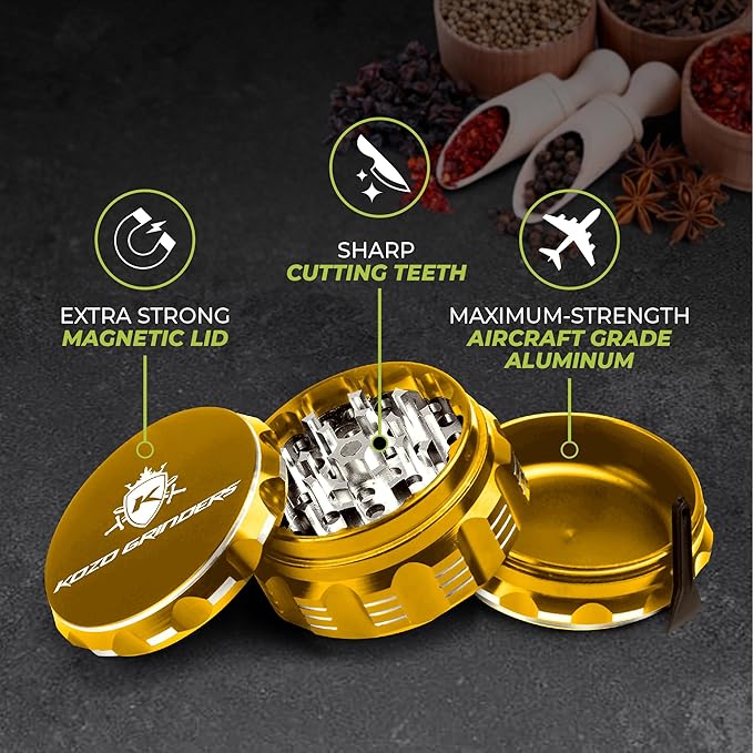 2.5 Inch Grinder Mills, Aluminum