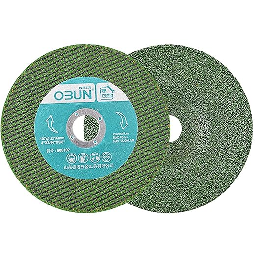 Muloo PrecisionCutting Discs for Metal Grinding Cutting Wheel - 10pieceS 100mm for Angle Grinder Sanding Wheels, approx 107x1.2x16mm/4.2x0.05x0.63in, As The Picture Shows
