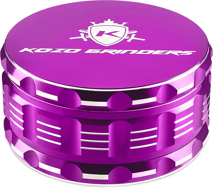 4 Inch Grinder Mills, Aluminum Purple