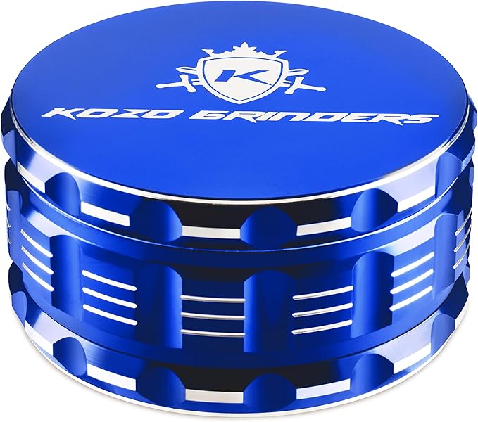 4 Inch Grinder Mills, Aluminum (Blue)